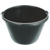SEAU A VENDANGE PLASTIQUE NOIR 16L anse 5,3mm