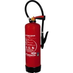 EXTINCTEUR POUDRE ABC 6 KG AVEC SUPPORT