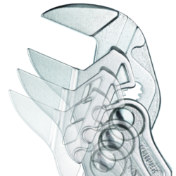 PINCE CLE 300 MM GAINEE PVC CHROME