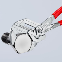 PINCE CLE 300 MM GAINEE PVC CHROME