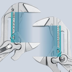 PINCE CLE 300 MM GAINEE PVC CHROME