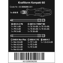 TOURNEVIS MULTILAMES (17 lames long 89mm) EN TROUSSE