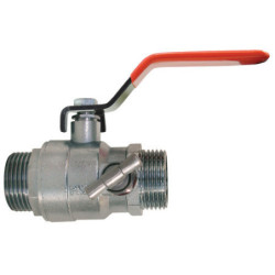 VANNE A SPHERE ACS M.M 15-21 AVEC PURGE POIGNEE PLATE
