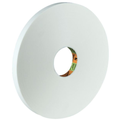 DOUBLE FACE BLANC 10MX19MM MOUSSE PE