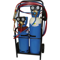 Poste Rollerflam bouteilles B11 équipé de kit soudeur