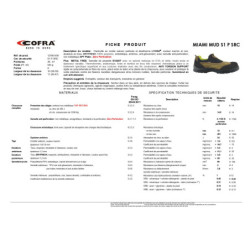Chaussure basse Miami Mud S1 PS FO SR