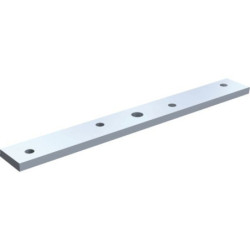 Platine pour fixation sur chant avec trou taraudé Ø 14 mm Mantion 0066
