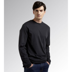 Tee shirt manches longues Mono Organic 150g 100% coton Noir
