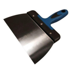 COUTEAU À ENDUIRE INOX MANCHE BI-MATIERE LARG 14 cm