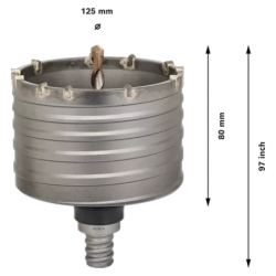 COURONNE TREPAN VISSEE SDS MAX D.150 MM
