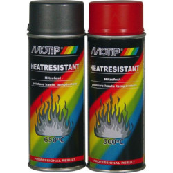 PEINTURE AEROSOL HAUTE TEMPERATURE 800° BLANC 400ml