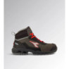 Chaussure haute Shark Stable Impact Leather Mid S3S FO SR SC ESD Noir/Rouge Fluo