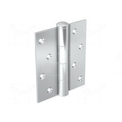 Charnière acier 120x100 mm, axe acier Ø 14 mm Acier Zingué