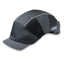 CASQUETTE UVEX U-CAP - STYLE ARMADILLO VISIÈRE COURTE 3.5cm Anthracite