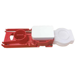 Platine de couvreur Premium : pot pour flux, pinceau, couvercle de protection