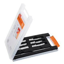 Coffret de 6 fraise Carbure Ø12 A 22mm Profondeur de coupe 35mm Emmanchement QUICKIN
