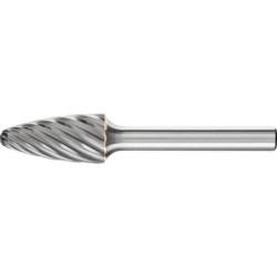 FRAISE S/TIGE OGIVE BOUT ARRONDI HM 6X18 RBF 0618/6 INOX