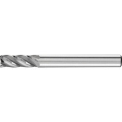 FRAISE S/TIGE CYLINDRIQUE DENTURE EN BOUT HM 12X25 ZYAS 1225/6 ALU