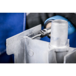 FRAISE S/TIGE CYLINDRIQUE DENTURE EN BOUT HM 12X25 ZYAS 1225/6 ALU