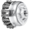 BROSSE BOISSEAU 80 M14 FIL ACIER TORSADEE ST0.50 POS TBG 80/M14