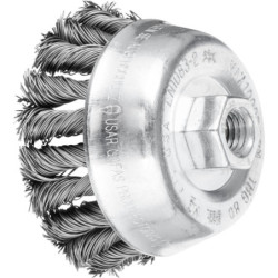 BROSSE BOISSEAU 80 M14 FIL ACIER TORSADEE ST0.50 POS TBG 80/M14