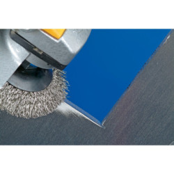 BROSSE CONIQUE 100 M14 FIL INOX ST0.35 POS KBU 10010/M14