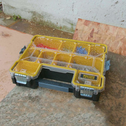ORGANISEUR ETANCHE PROF 106mm 10 COMPARTIMENTS AMOVIBLES 45X36X10 cm