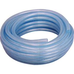Tuyau souple PVC Cristal tressé Ø 19x26 mm FILCLAIR alimentaire sans phtalate Coupe au mètre