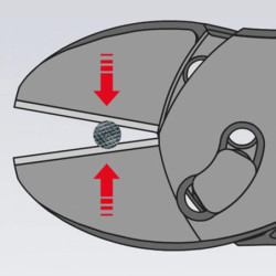 PINCE COUPANTE DE COTE HP 180 MM