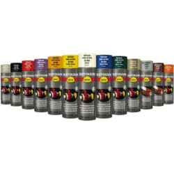 PEINTURE DE FINITION HARD HAT RAL 9005 NOIR - 500 ML