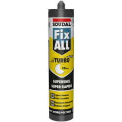 MASTIC COLLE SUPER RAPIDE Fix ALL 'TURBO' BLANC - 290ML