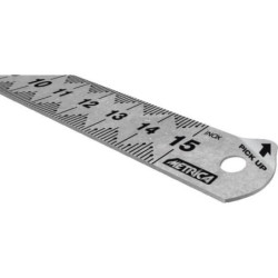REGLE FLEXIBLE CHROMEE PICK-UP L.150MM